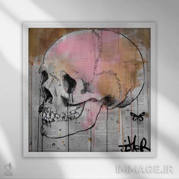 تابلو دکوراتیو افسوس اثر لوی جوور - نمای قابدار سفید