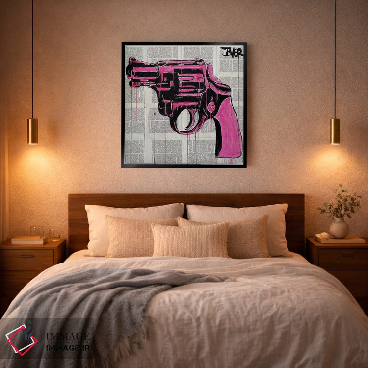 تابلو دکوراتیو تفنگ اسباب بازی اثر لوی جوور - D5B