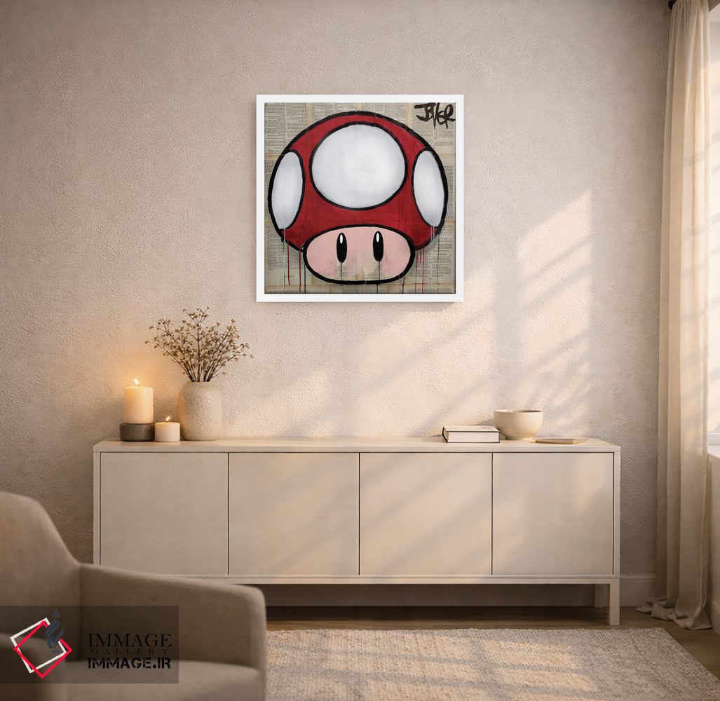 تابلو دکوراتیو قارچ اثر لوی جوور - D6W