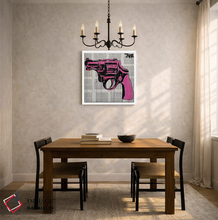 تابلو دکوراتیو تفنگ اسباب بازی اثر لوی جوور - D6W