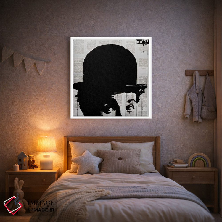 تابلو دکوراتیو کلاه چارلی اثر لوی جوور - D1W