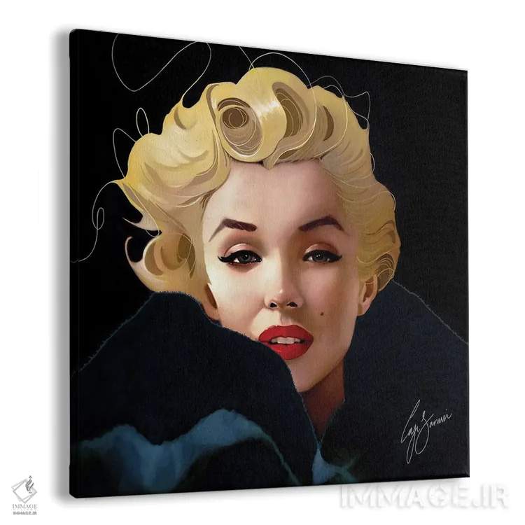 تابلو دکوراتیو مونرو اثر لاژی سنوسی - نمای پرسپکتیو محصول