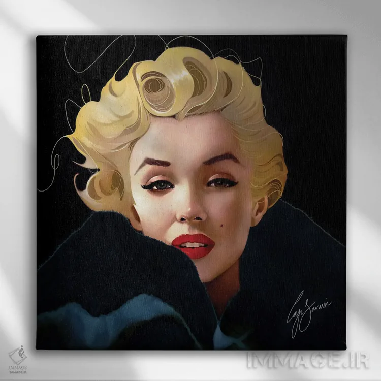 تابلو دکوراتیو مونرو اثر لاژی سنوسی - نمای روبهرو روی دیوار