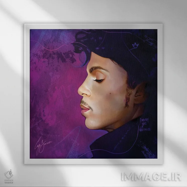 تابلو دکوراتیو شاهزاده اثر لاژی سنوسی - نمای قابدار سفید