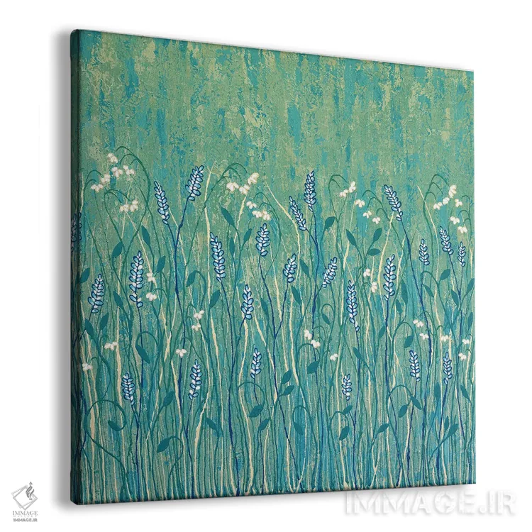 تابلو مدرن گل های وحشی فراوان اثر لیزا فرانسیس جاد - نمای پرسپکتیو محصول