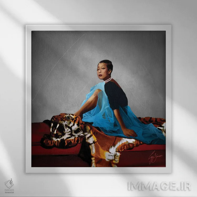 تابلو دکوراتیو آنچه واقعا دوست داریم اثر لاژی سنوسی - نمای قابدار سفید