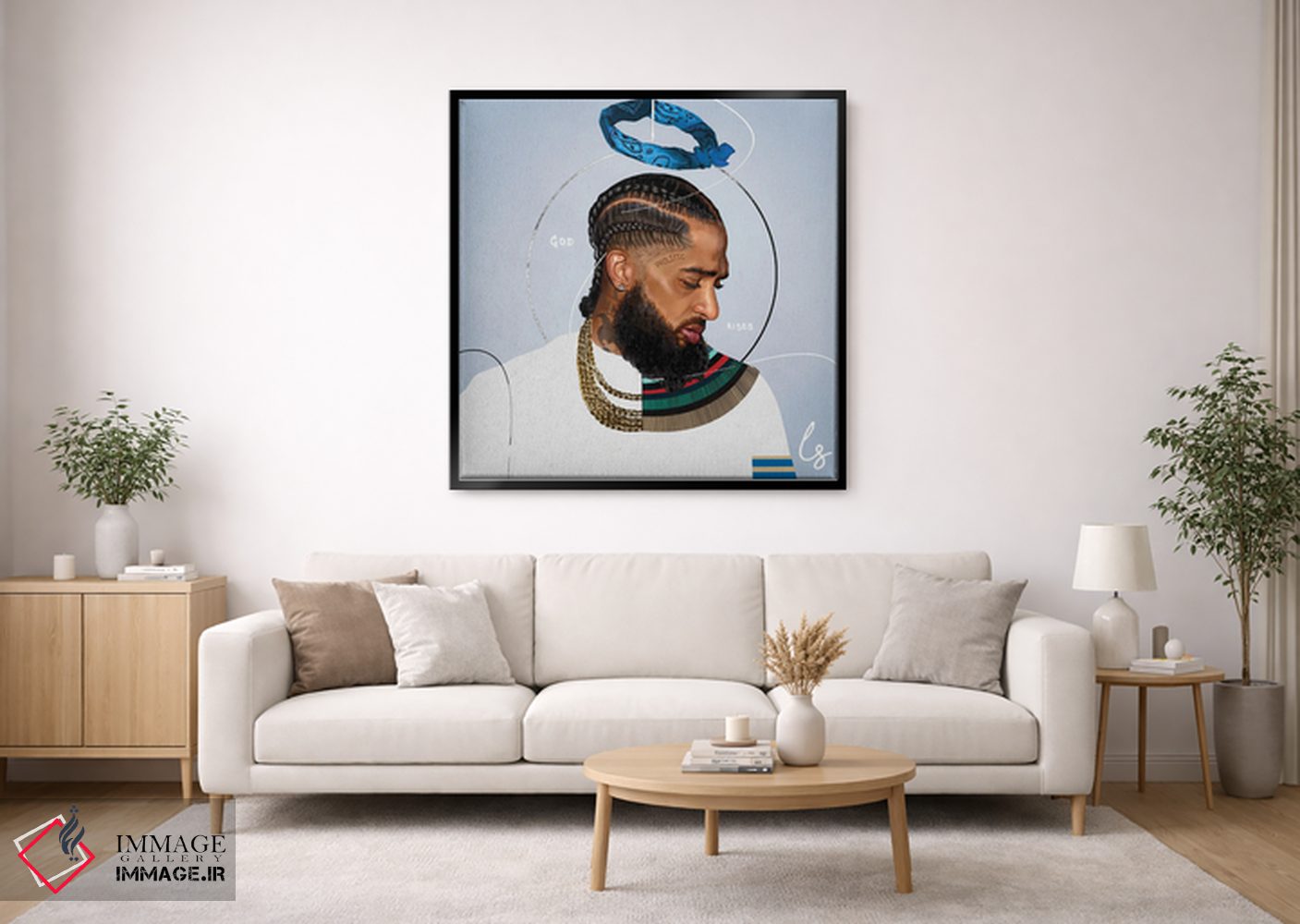 تابلو دکوراتیو خداوند برمی خیزد اثر لاژی سنوسی - D2B