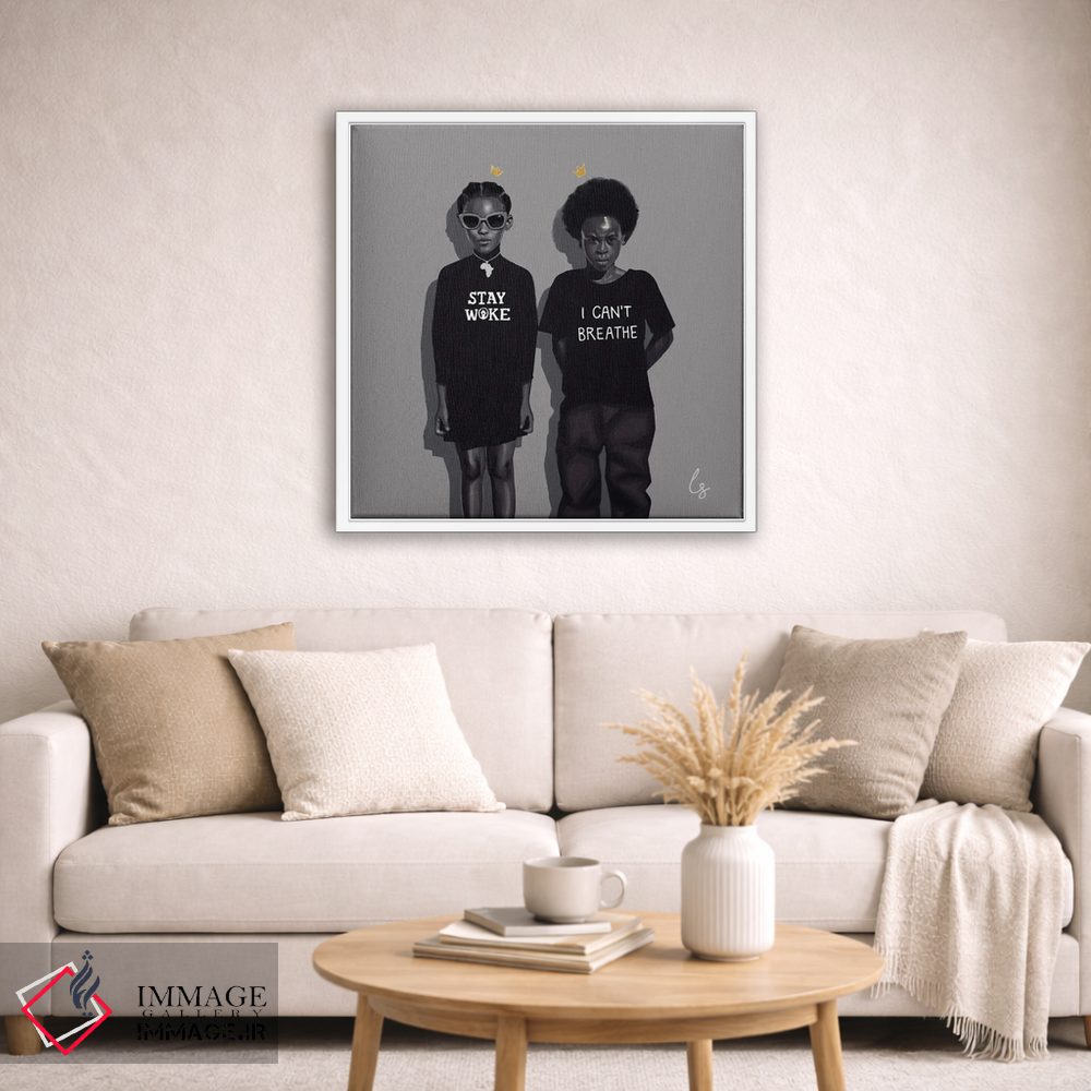 تابلو دکوراتیو ما یکدیگر را داریم اثر لاژی سنوسی - D1W