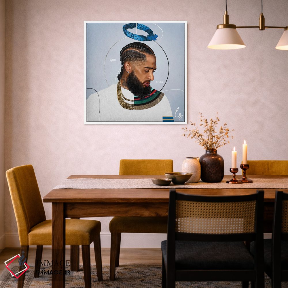 تابلو دکوراتیو خداوند برمی خیزد اثر لاژی سنوسی - D6W