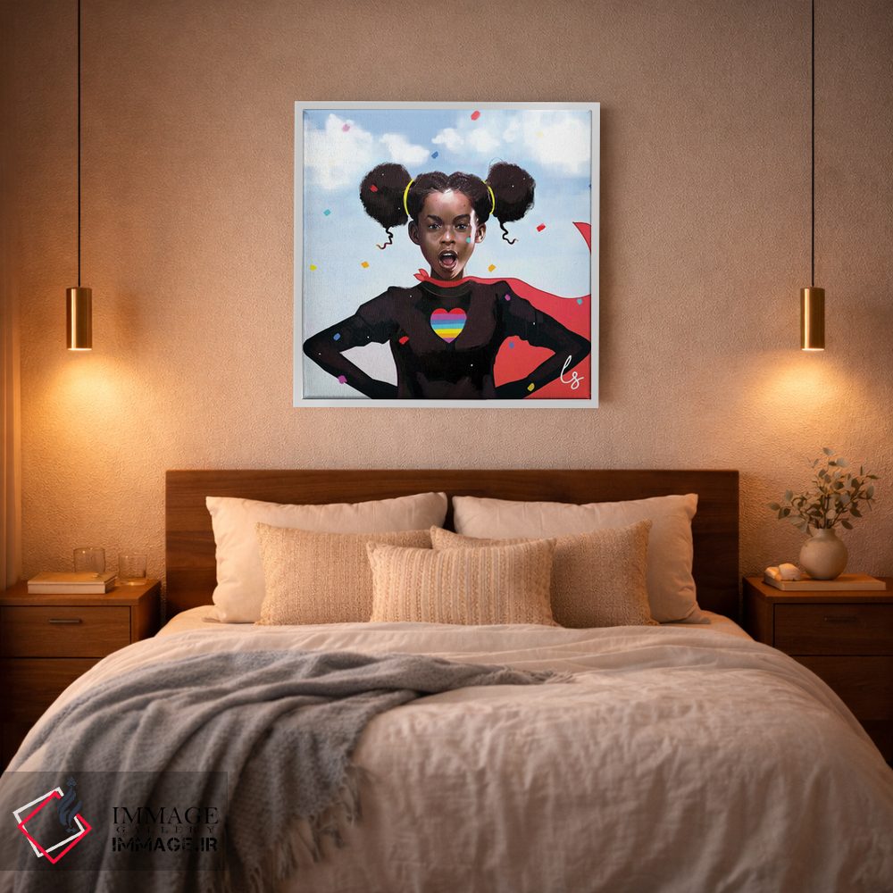 تابلو دکوراتیو فرزندان ما ابرقهرمان اند اثر لاژی سنوسی - D2W