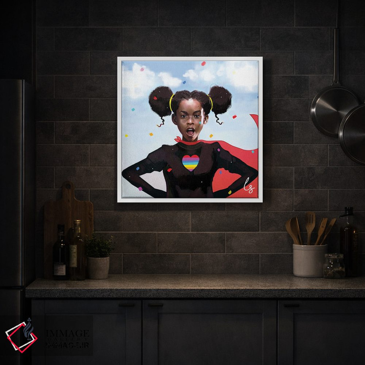 تابلو دکوراتیو فرزندان ما ابرقهرمان اند اثر لاژی سنوسی - D3W