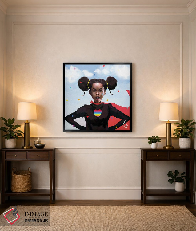 تابلو دکوراتیو فرزندان ما ابرقهرمان اند اثر لاژی سنوسی - D6B