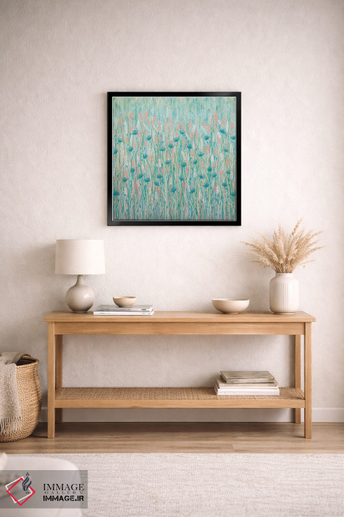 تابلو مدرن گل وحشی با رنگ های پاستلی اثر لیزا فرانسیس جاد - D4B