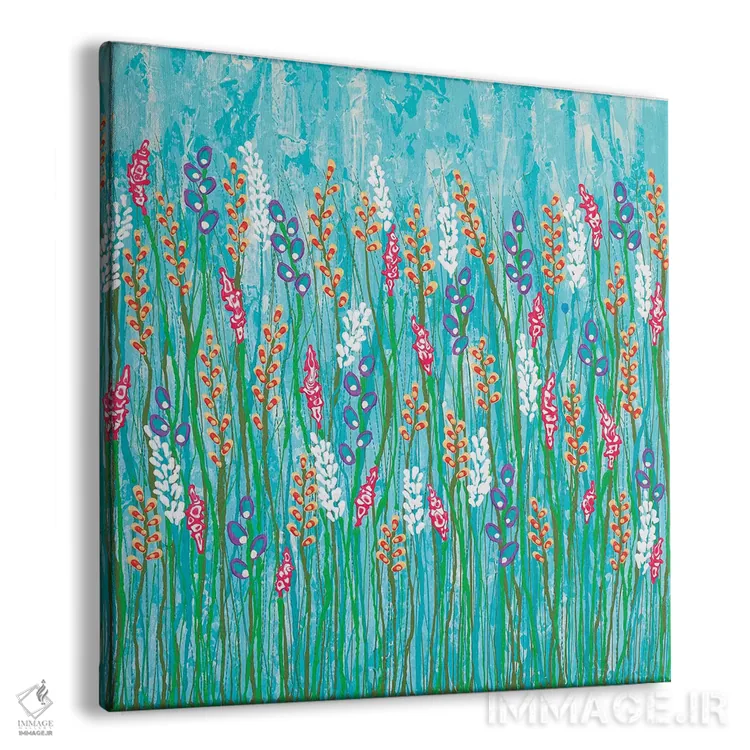 تابلو مدرن تو به گل های وحشی تعلق داری اثر لیزا فرانسیس جاد - نمای پرسپکتیو محصول