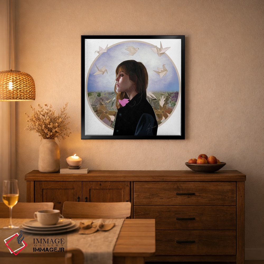 تابلو دکوراتیو پیش از پروازت اثر لاژی سنوسی - D3B