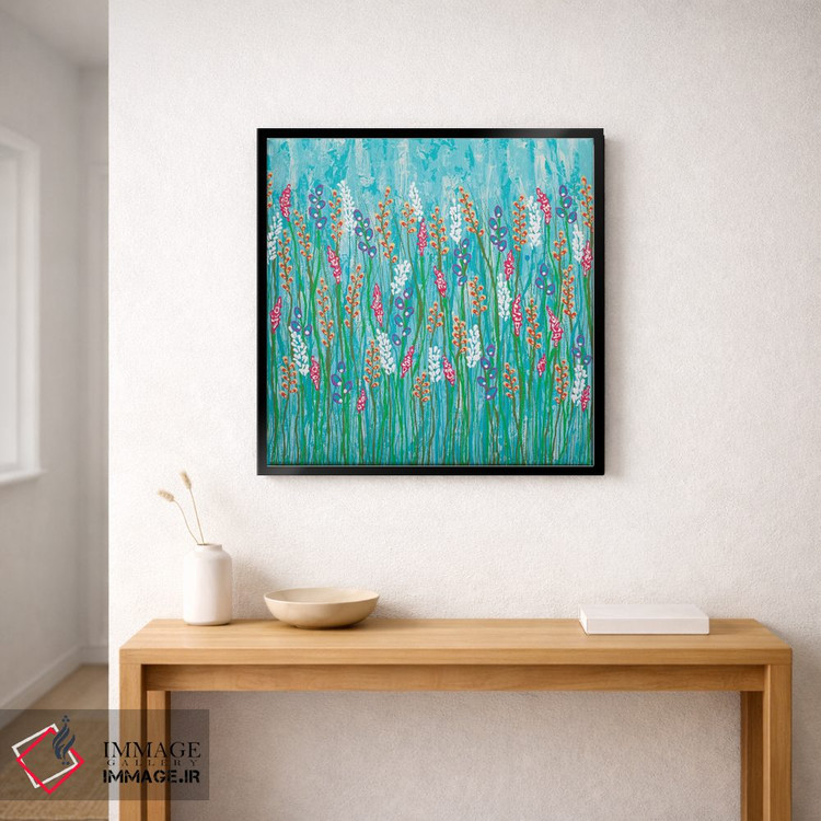 تابلو مدرن تو به گل های وحشی تعلق داری اثر لیزا فرانسیس جاد - D2B