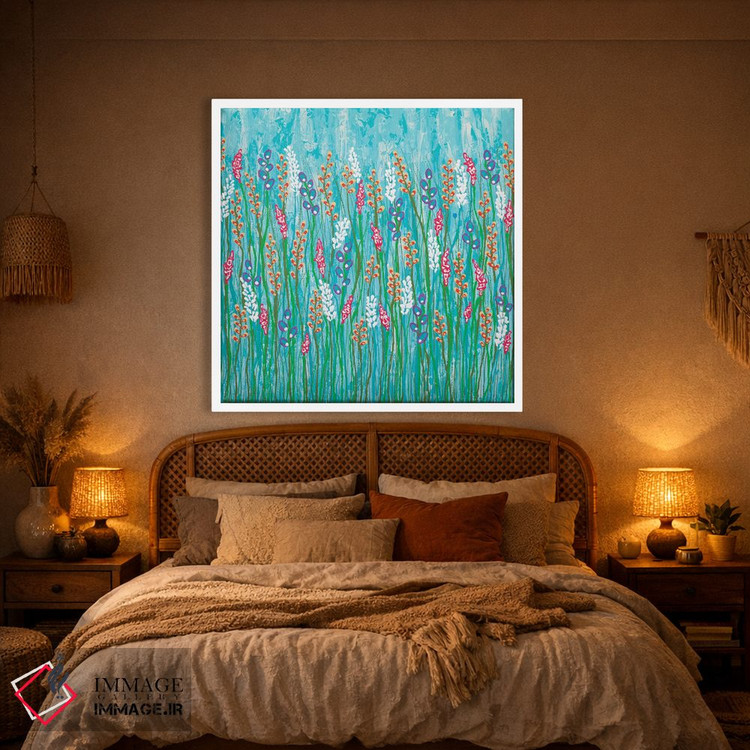 تابلو مدرن تو به گل های وحشی تعلق داری اثر لیزا فرانسیس جاد - D1W