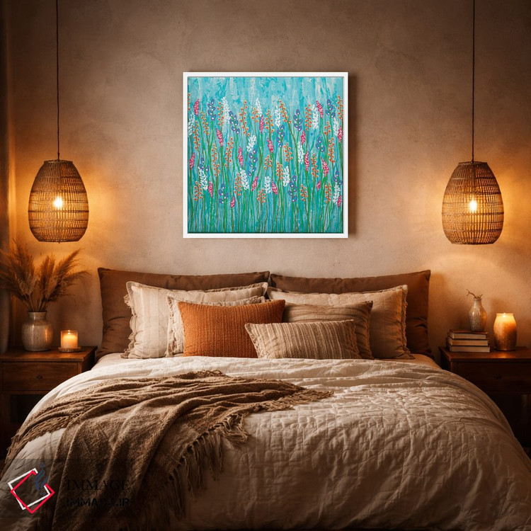 تابلو مدرن تو به گل های وحشی تعلق داری اثر لیزا فرانسیس جاد - D4W