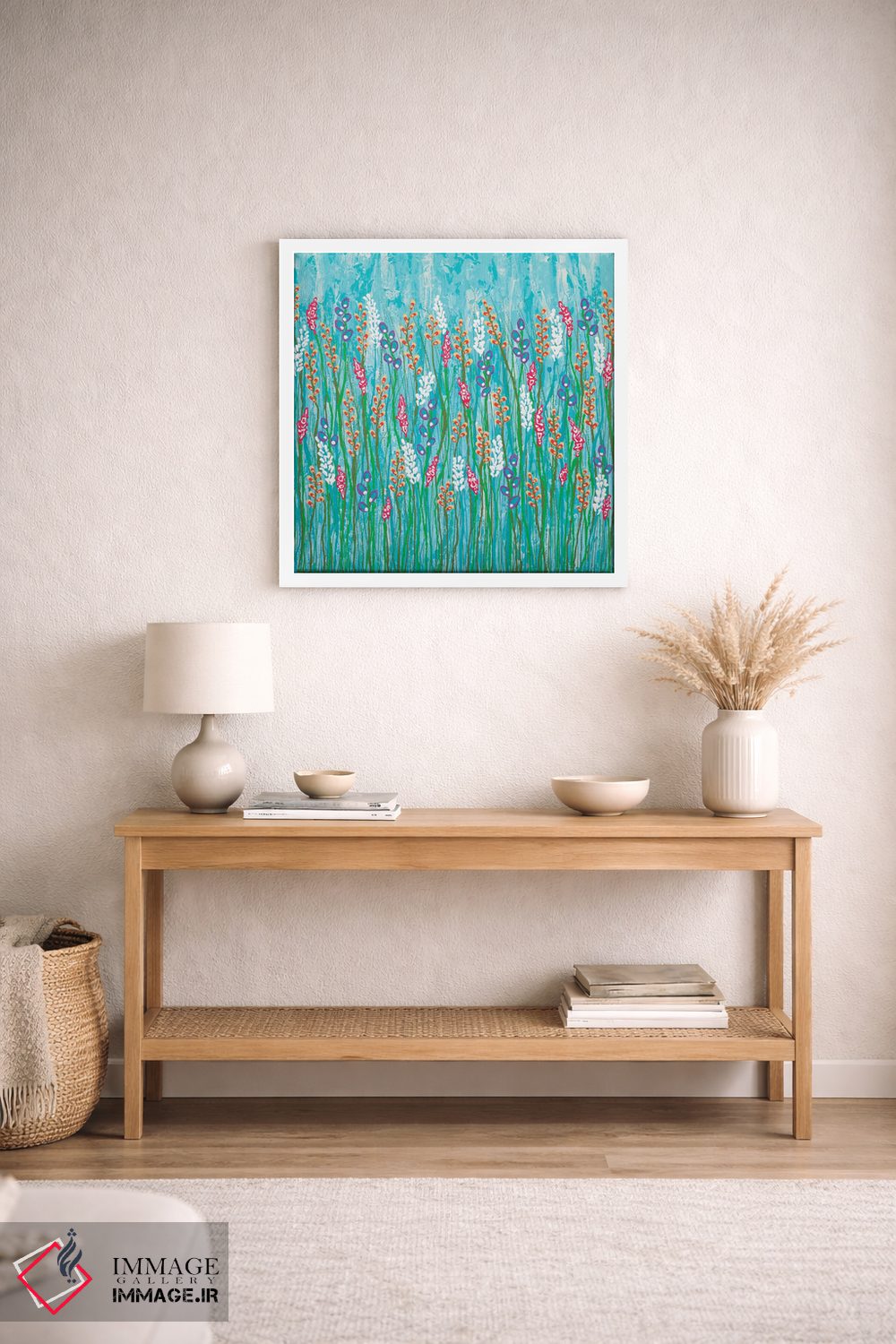 تابلو مدرن تو به گل های وحشی تعلق داری اثر لیزا فرانسیس جاد - D3W