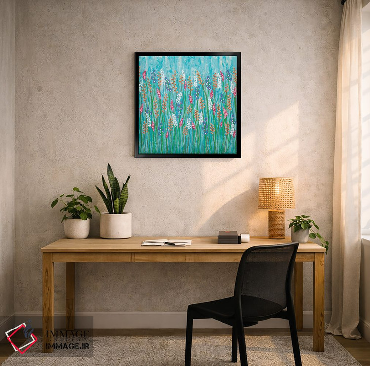 تابلو مدرن تو به گل های وحشی تعلق داری اثر لیزا فرانسیس جاد - D5B