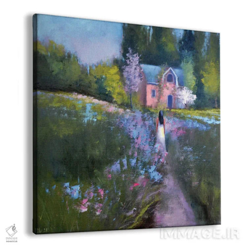 تابلو دکوراتیو باغ زیبا اثر النا لوکینا - نمای پرسپکتیو محصول