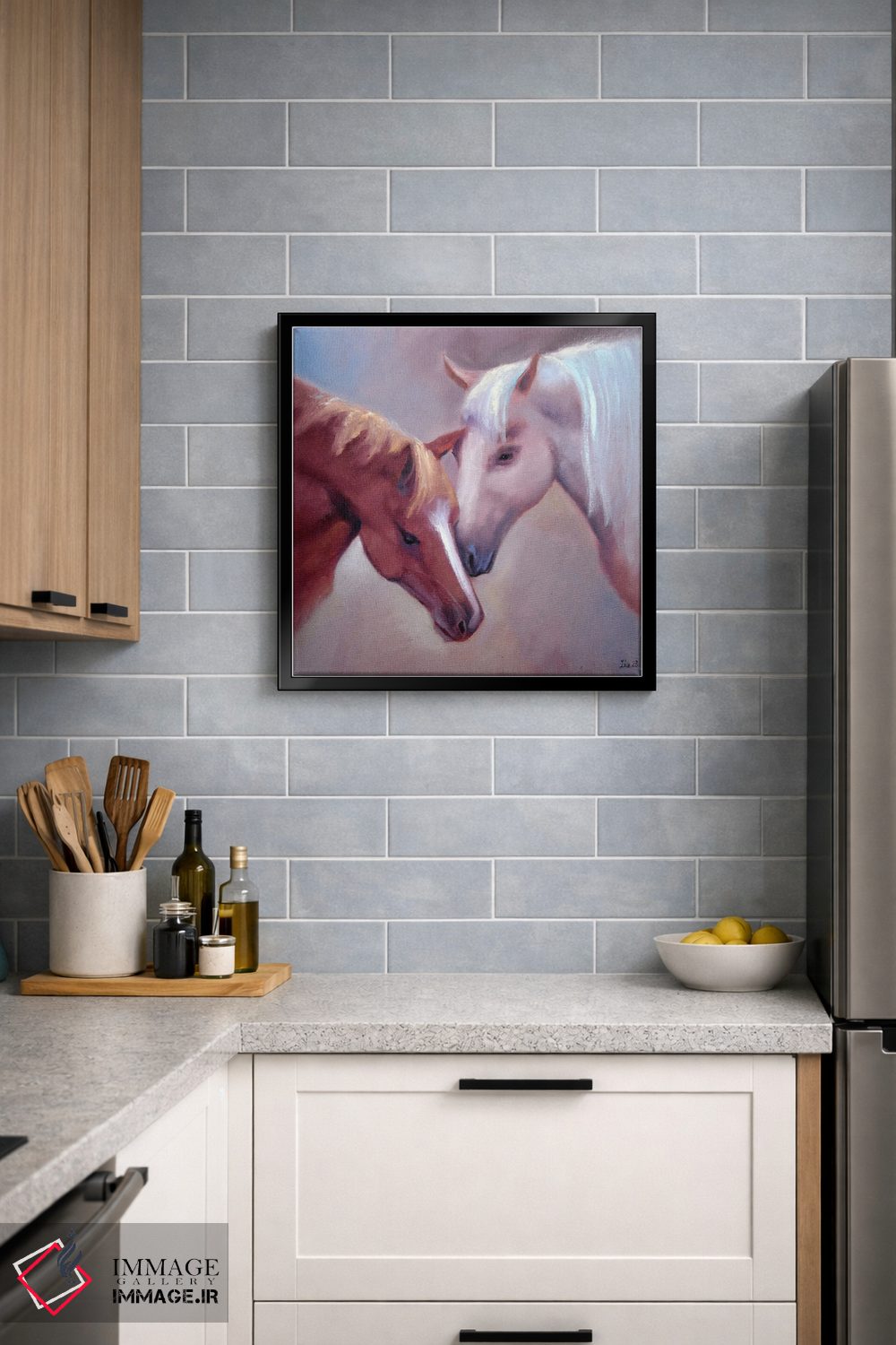 تابلو دکوراتیو عشق لطیف اثر النا لوکینا - D4B