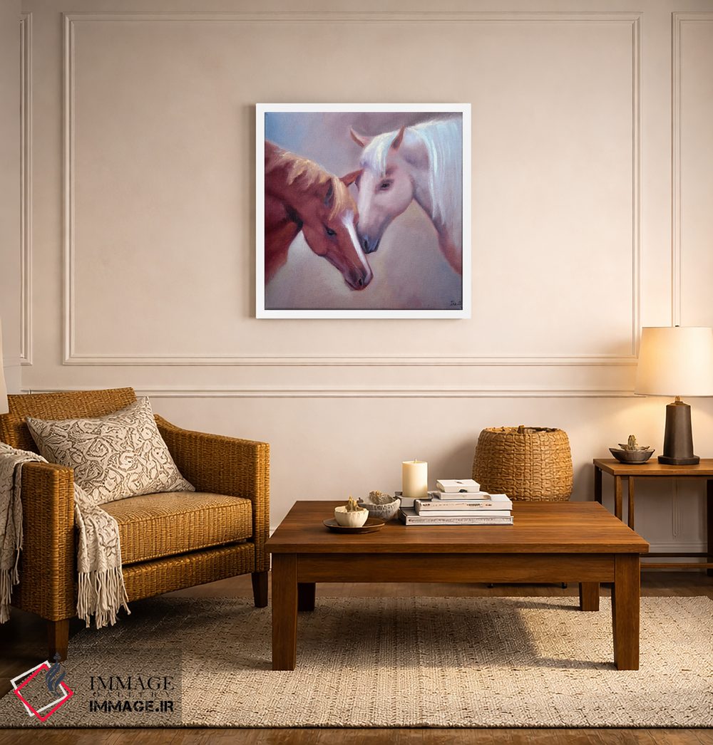 تابلو دکوراتیو عشق لطیف اثر النا لوکینا - D5W