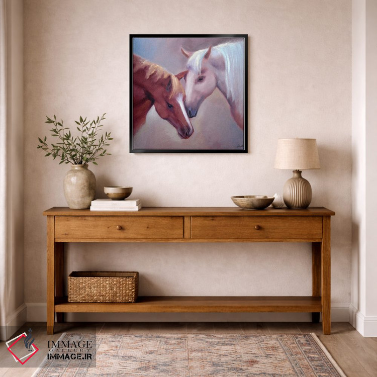 تابلو دکوراتیو عشق لطیف اثر النا لوکینا - D6B