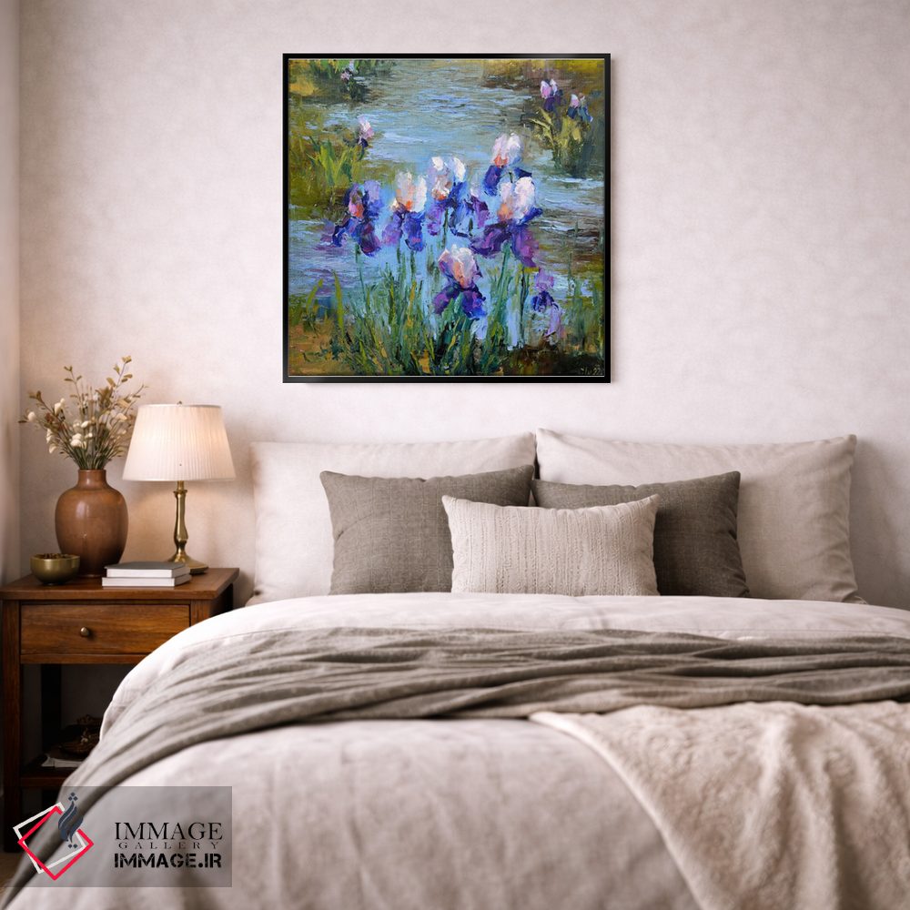 تابلو دکوراتیو زنبق های زیبا اثر النا لوکینا - D3B