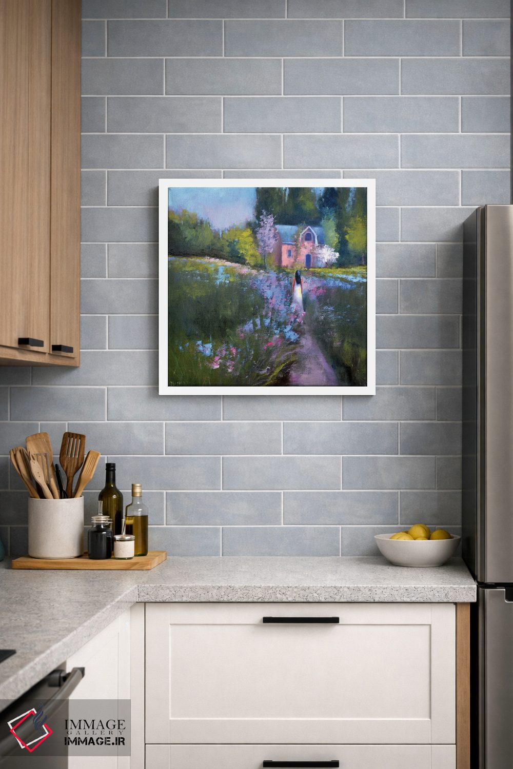 تابلو دکوراتیو باغ زیبا اثر النا لوکینا - D3W