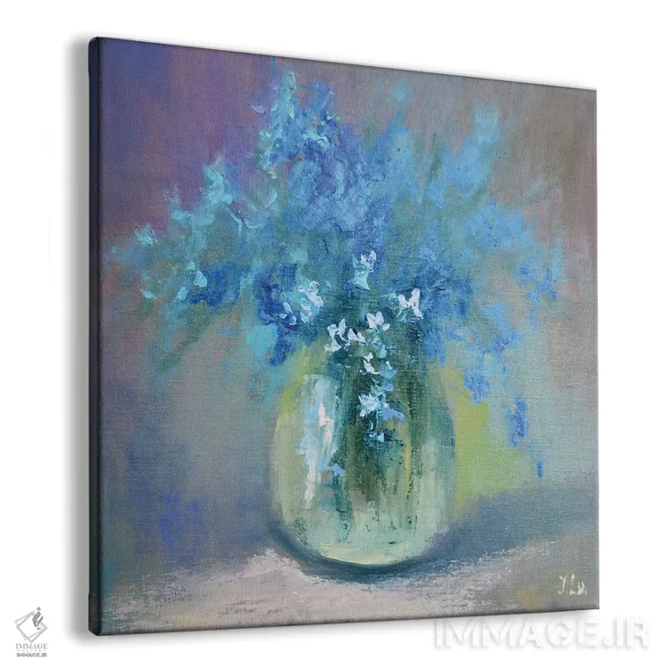 تابلو دکوراتیو دسته گل بهاری جنگلی اثر النا لوکینا - نمای پرسپکتیو محصول