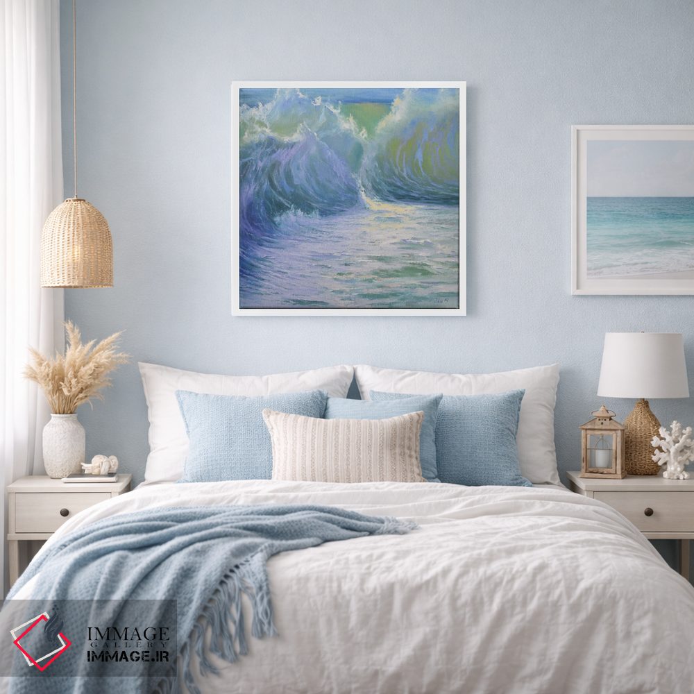 تابلو دکوراتیو امواج آبشاری کارائیب اثر النا لوکینا - D2W