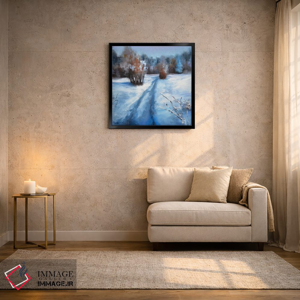 تابلو دکوراتیو مسیر برفی اثر النا لوکینا - D3B