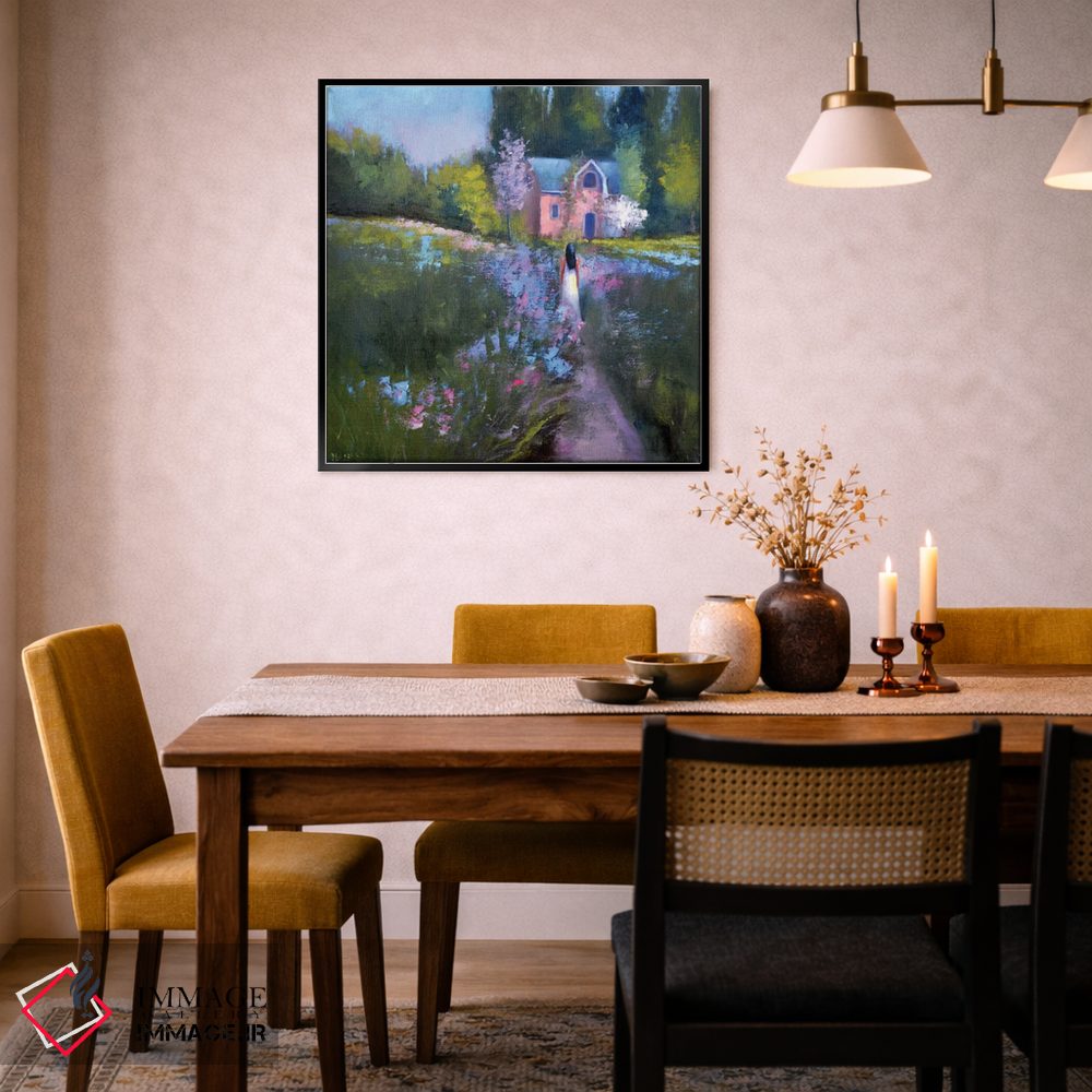 تابلو دکوراتیو باغ زیبا اثر النا لوکینا - D6B