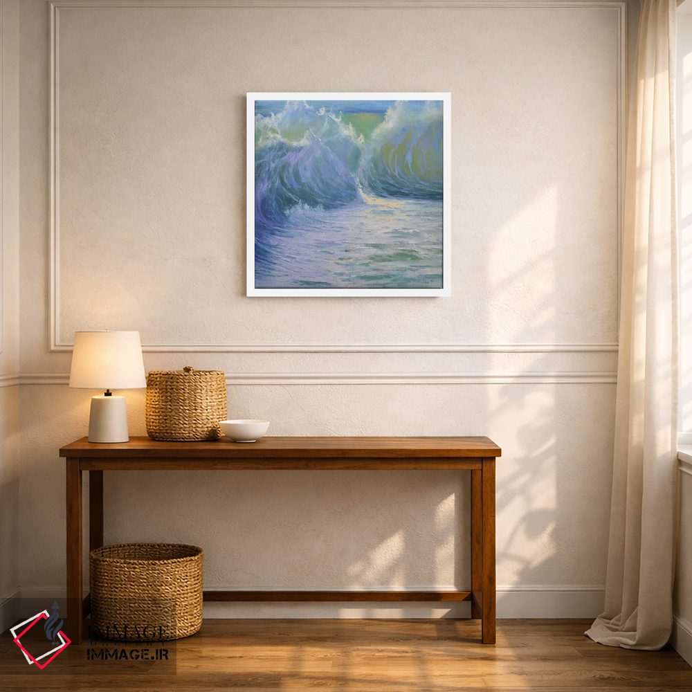 تابلو دکوراتیو امواج آبشاری کارائیب اثر النا لوکینا - D5W