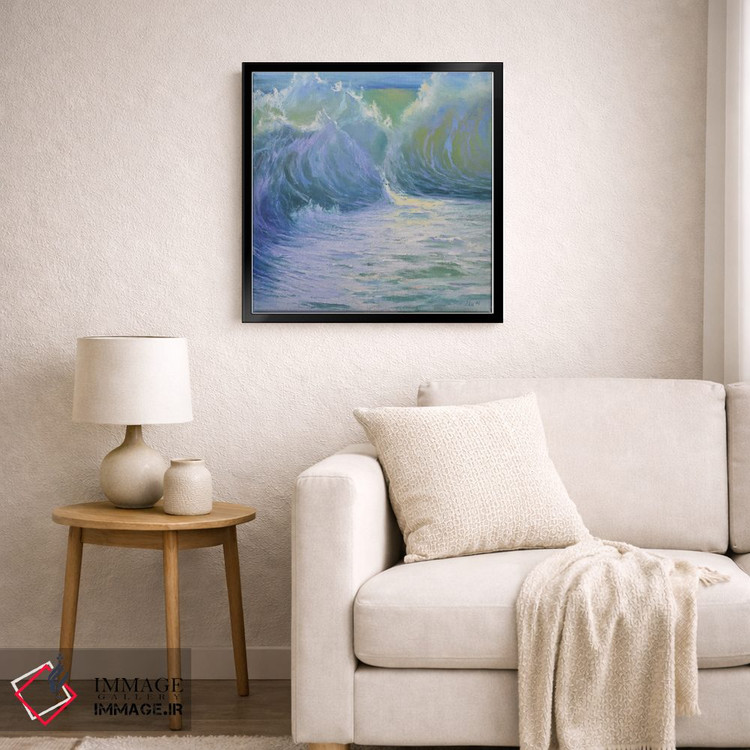 تابلو دکوراتیو امواج آبشاری کارائیب اثر النا لوکینا - D6B