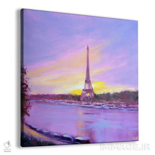 تابلو دکوراتیو سپیده دم در پاریس اثر النا لوکینا - نمای پرسپکتیو محصول