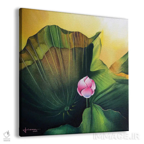 تابلو دکوراتیو شکوفه II اثر لیام کوموات - نمای پرسپکتیو محصول