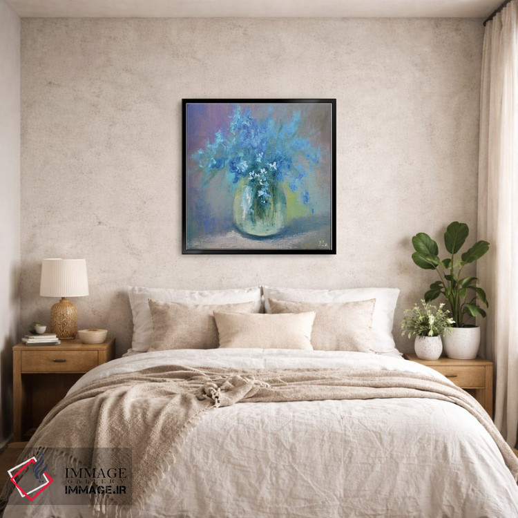 تابلو دکوراتیو دسته گل بهاری جنگلی اثر النا لوکینا - D6B