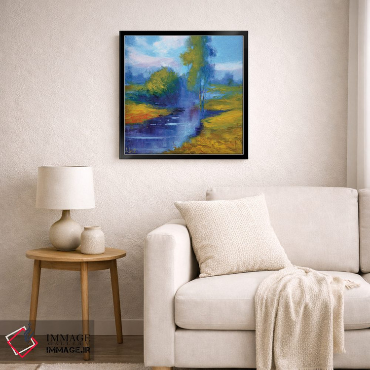 تابلو دکوراتیو چشم انداز روستایی اثر النا لوکینا - D5B