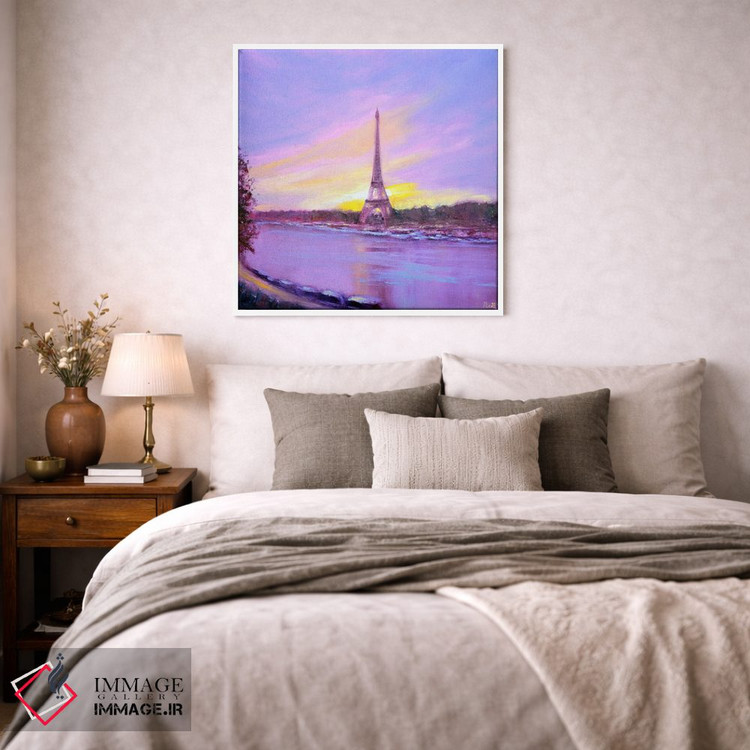 تابلو دکوراتیو سپیده دم در پاریس اثر النا لوکینا - D2W