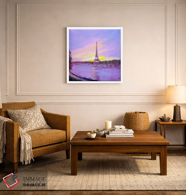 تابلو دکوراتیو سپیده دم در پاریس اثر النا لوکینا - D5W