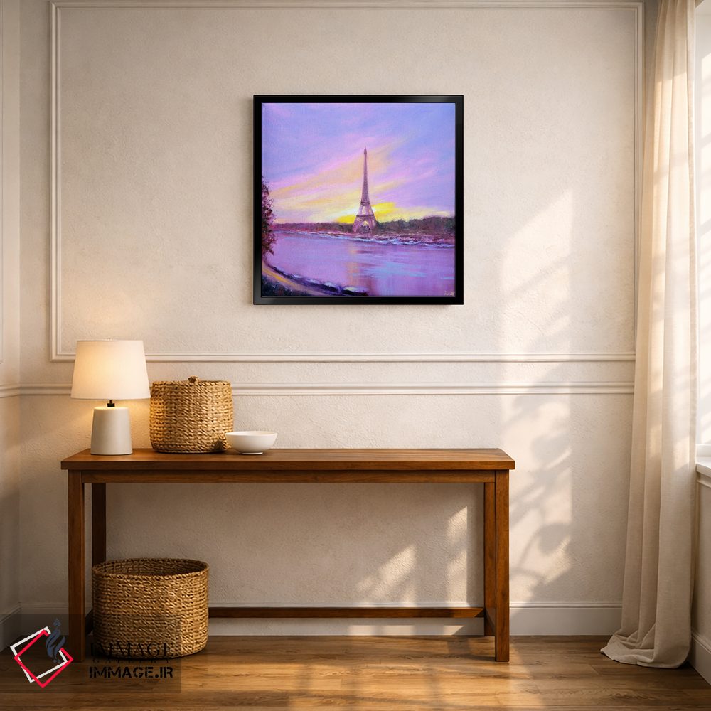 تابلو دکوراتیو سپیده دم در پاریس اثر النا لوکینا - D6B