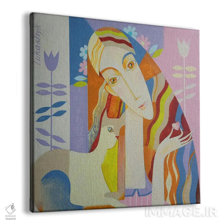 تابلو دکوراتیو توت فرنگی اثر نلی لوکاشیک - نمای پرسپکتیو محصول