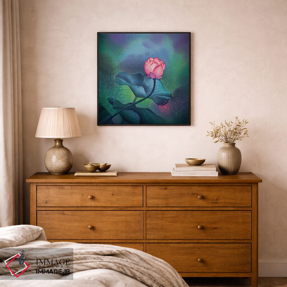 تابلو دکوراتیو رز شفق شمالی اثر لیام کوموات - D1B