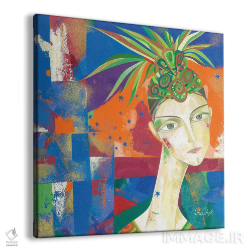 تابلو دکوراتیو در نور نورافکن ها ۱ اثر نلی لوکاشیک - نمای پرسپکتیو محصول