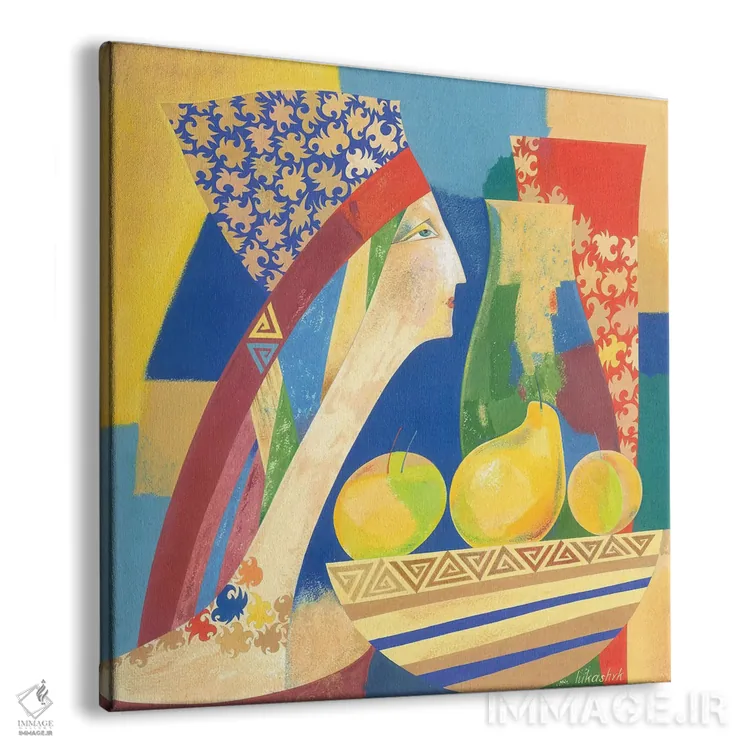 تابلو دکوراتیو باروری اثر نلی لوکاشیک - نمای پرسپکتیو محصول