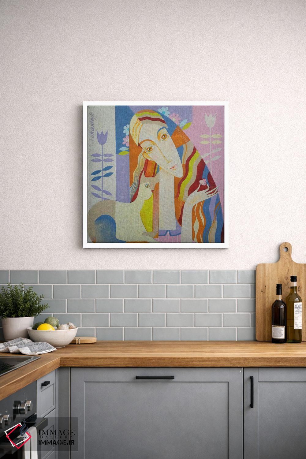 تابلو دکوراتیو توت فرنگی اثر نلی لوکاشیک - D2W