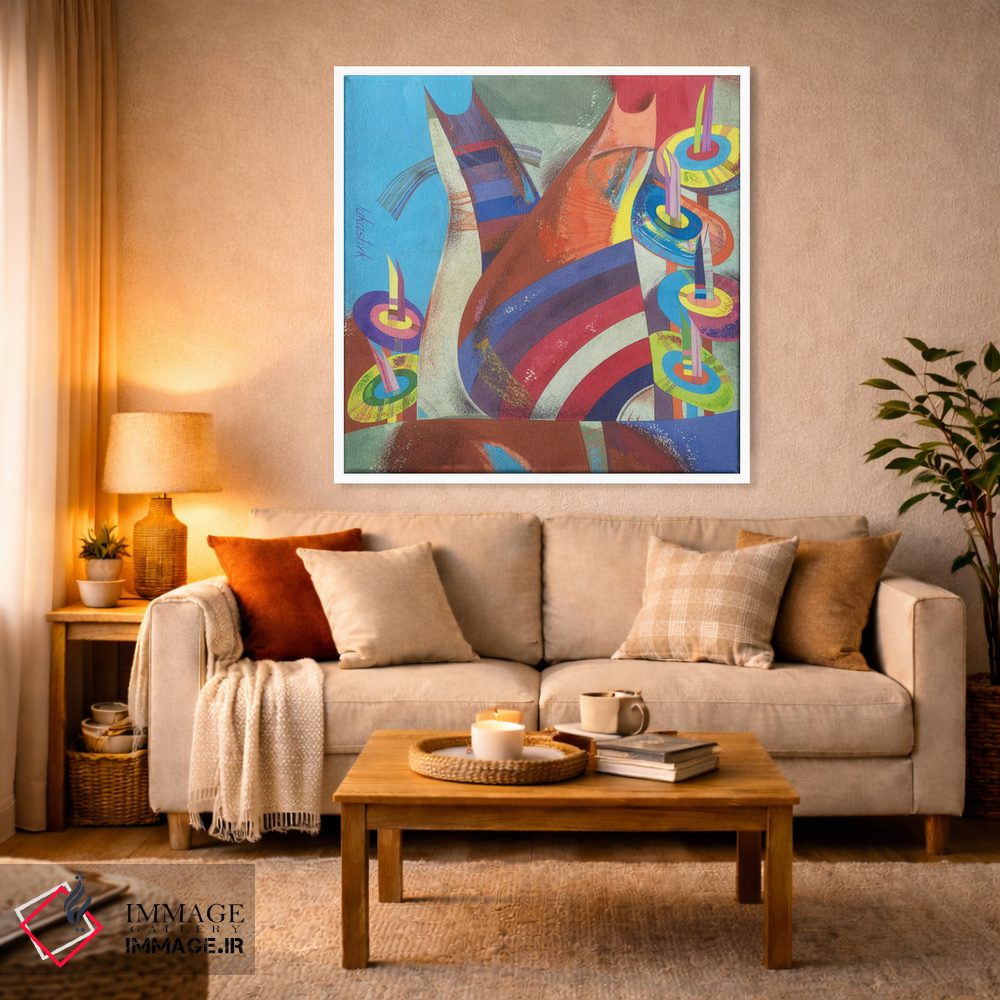 تابلو دکوراتیو پادشاهی دهم اثر نلی لوکاشیک - D2W