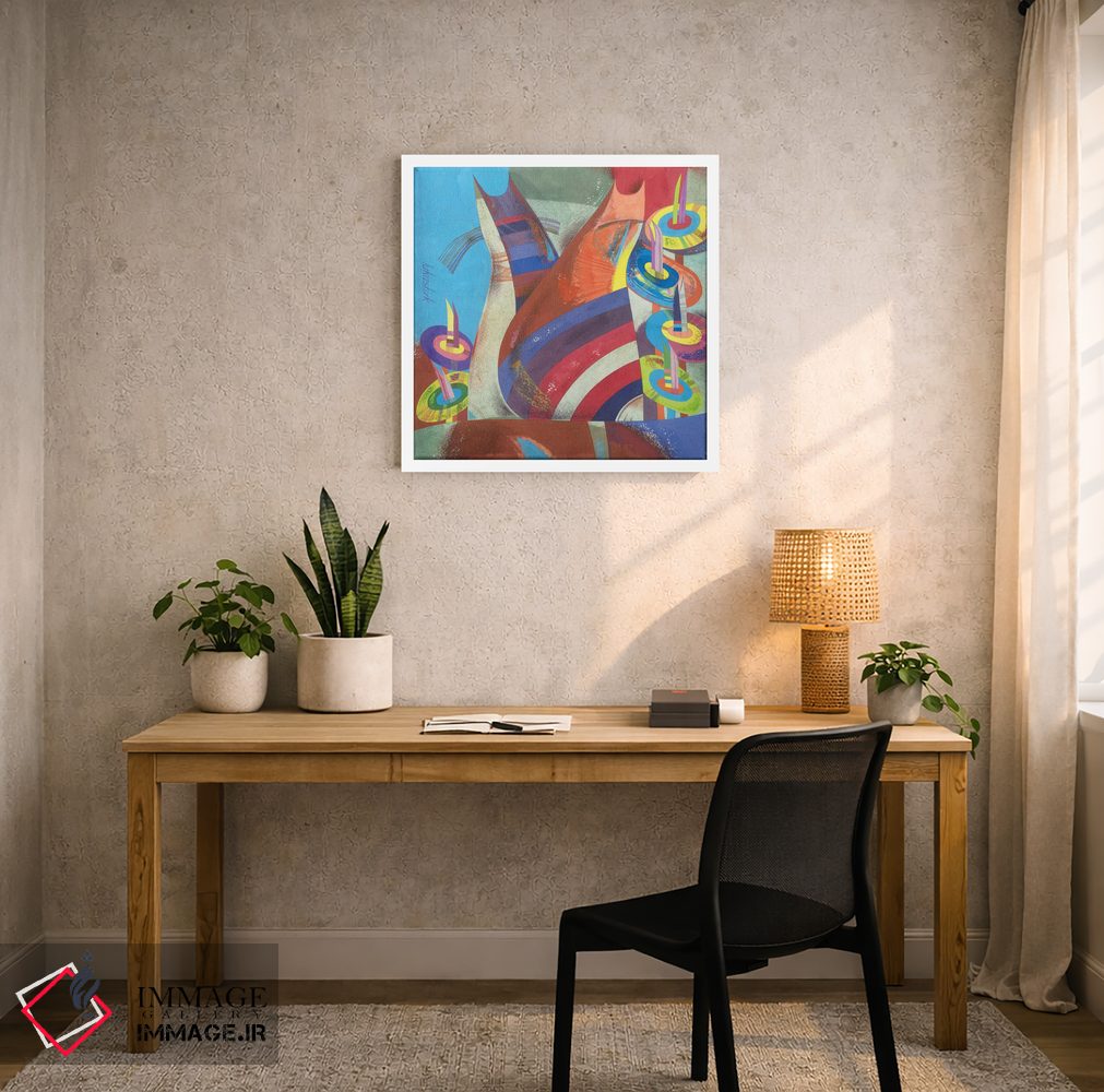 تابلو دکوراتیو پادشاهی دهم اثر نلی لوکاشیک - D4W